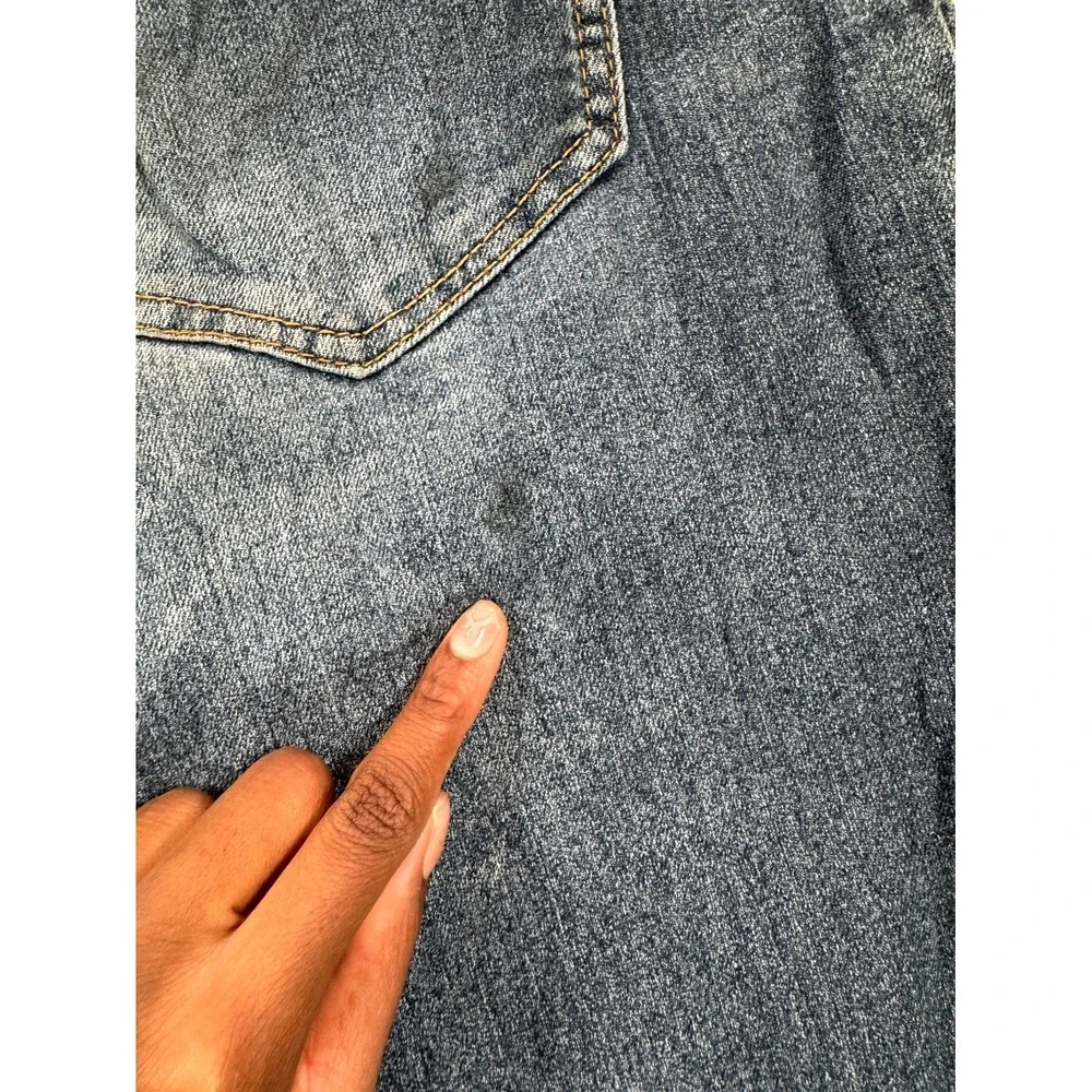 Weatherproof Vintage Slim Straight Jeans Mens 32x30 Blue Denim Mid Rise Stretch